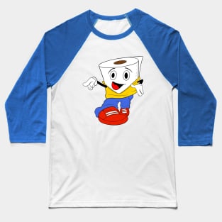 Toilet Paper Roll Baseball T-Shirt